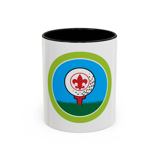 Golf (Boy Scout Merit Badge) Accent Coffee Mug