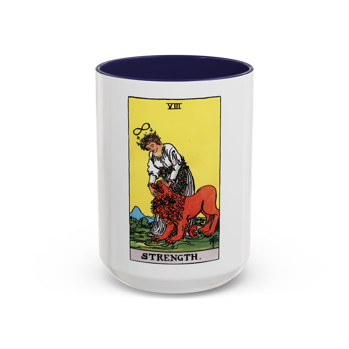 Strength (Tarot Card) Accent Coffee Mug