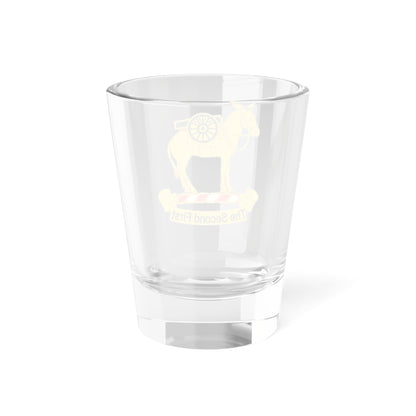 2nd Field Artillery Regiment (U.S. Army) Shot Glass 1.5oz