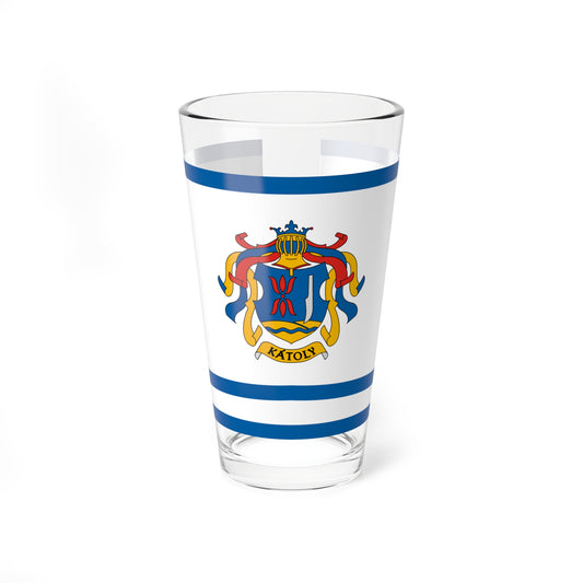 Flag of Katoly (Hungary) Pint Glass 16oz