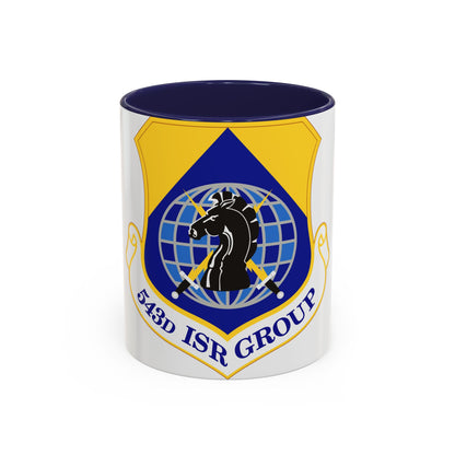 543 Intelligence Surveillance and Reconnaissance Group AFISRA (U.S. Air Force) Accent Coffee Mug