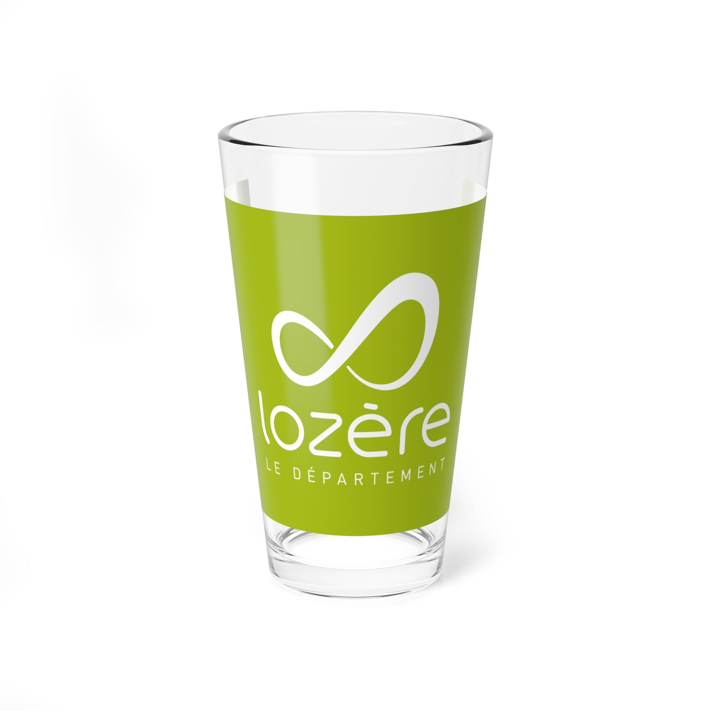 Flag of the Department of Lozere (France) Pint Glass 16oz