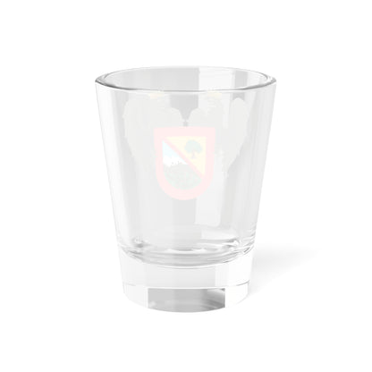 Escudo de Llumpa - Ancash (Peru) (Coat of Arms) Shot Glass 1.5oz