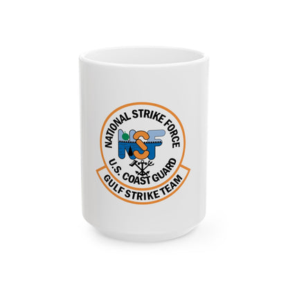 USCG Gulf Strike Team NSF (U.S. Coast Guard) White Coffee Mug