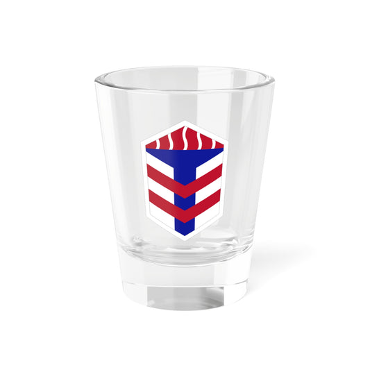 Verre à liqueur de la 5e brigade blindée (armée américaine) 1,5 oz