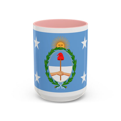 Standard of the President of Argentina Afloat - Accent Coffee Mug