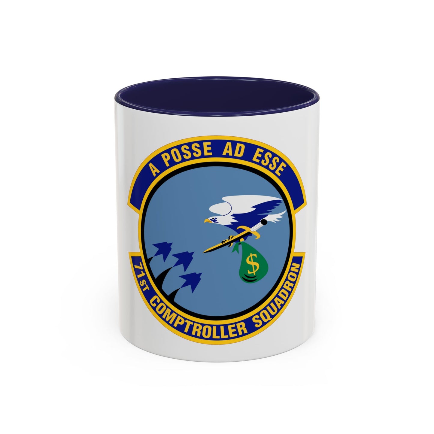 71st Comptroller Squadron (U.S. Air Force) Accent Coffee Mug