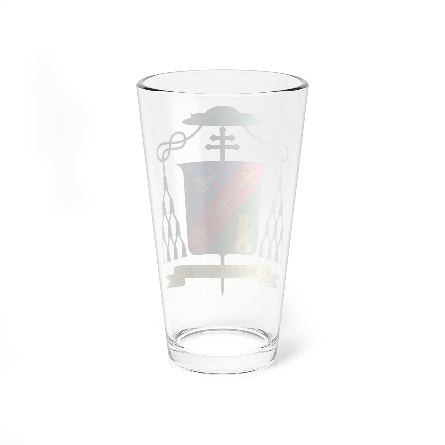 Escudo de Francisco Javier Lozano Sebastián (Spain) (Coat of Arms) Pint Glass 16oz