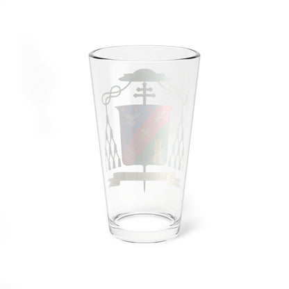 Escudo de Francisco Javier Lozano Sebastián (Spain) (Coat of Arms) Pint Glass 16oz