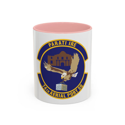 74th Aerial Port Squadron (U.S. Air Force) Accent Coffee Mug