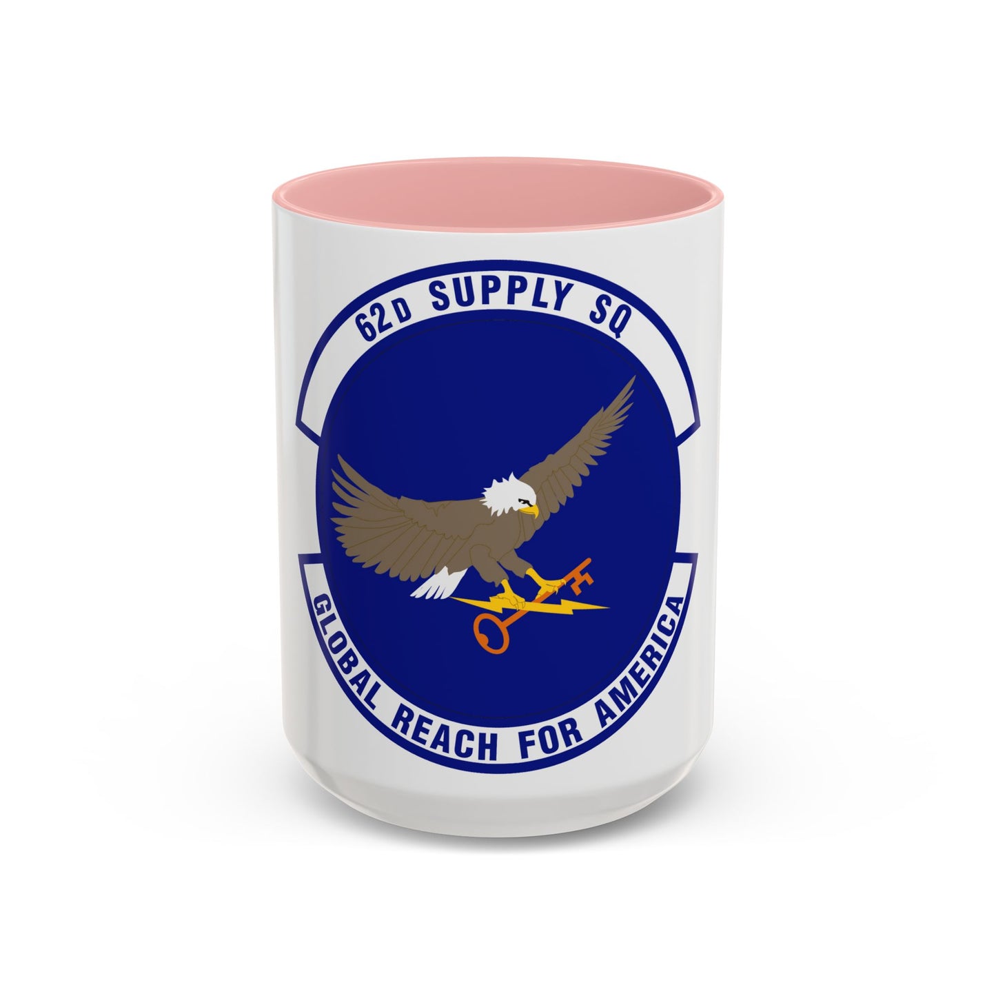 62d Supply Squadron (U.S. Air Force) Accent Coffee Mug