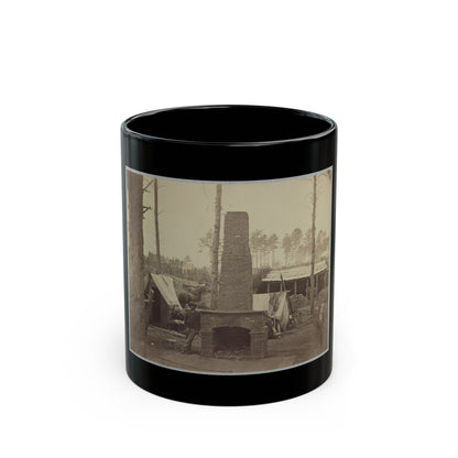 Breaking Camp, Brandy Station, Va. (U.S. Civil War) Black Coffee Mug
