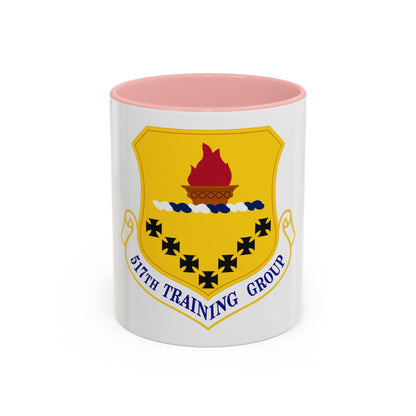 517 Training Group AETC (U.S. Air Force) Accent Coffee Mug
