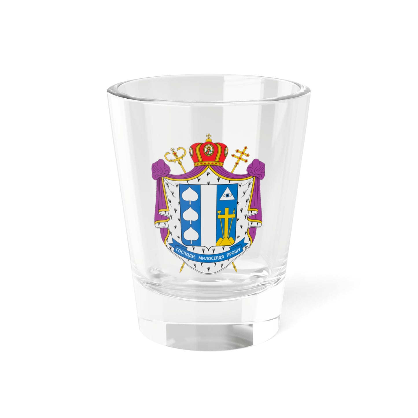 Coat of arms of Ihor Vozniak (Ukraine) (Coat of Arms) Shot Glass 1.5oz