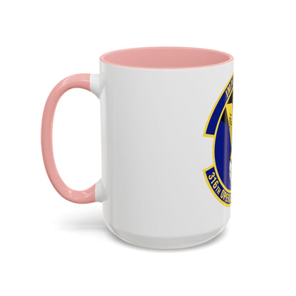 316th Operations Support Squadron (U.S. Air Force) Accent Coffee Mug