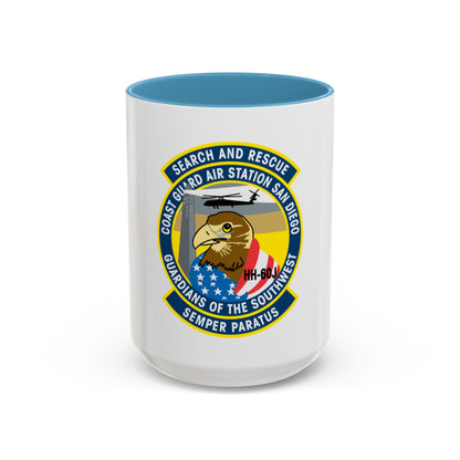 USCG Air Station San Diego Search and Resue (U.S. Coast Guard) Accent Coffee Mug