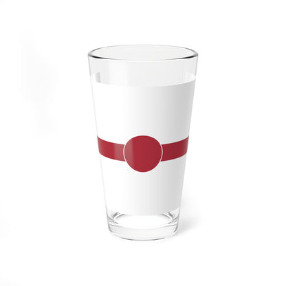 Japanese postal flag 1872-1887 (Japan) Pint Glass 16oz