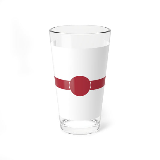 Japanese postal flag 1872-1887 (Japan) Pint Glass 16oz