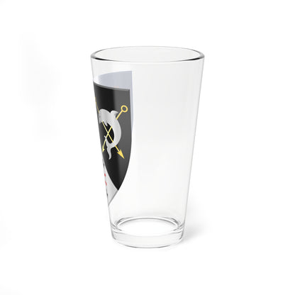 De Haan wapen (Belgium) (Coat of Arms) Pint Glass 16oz