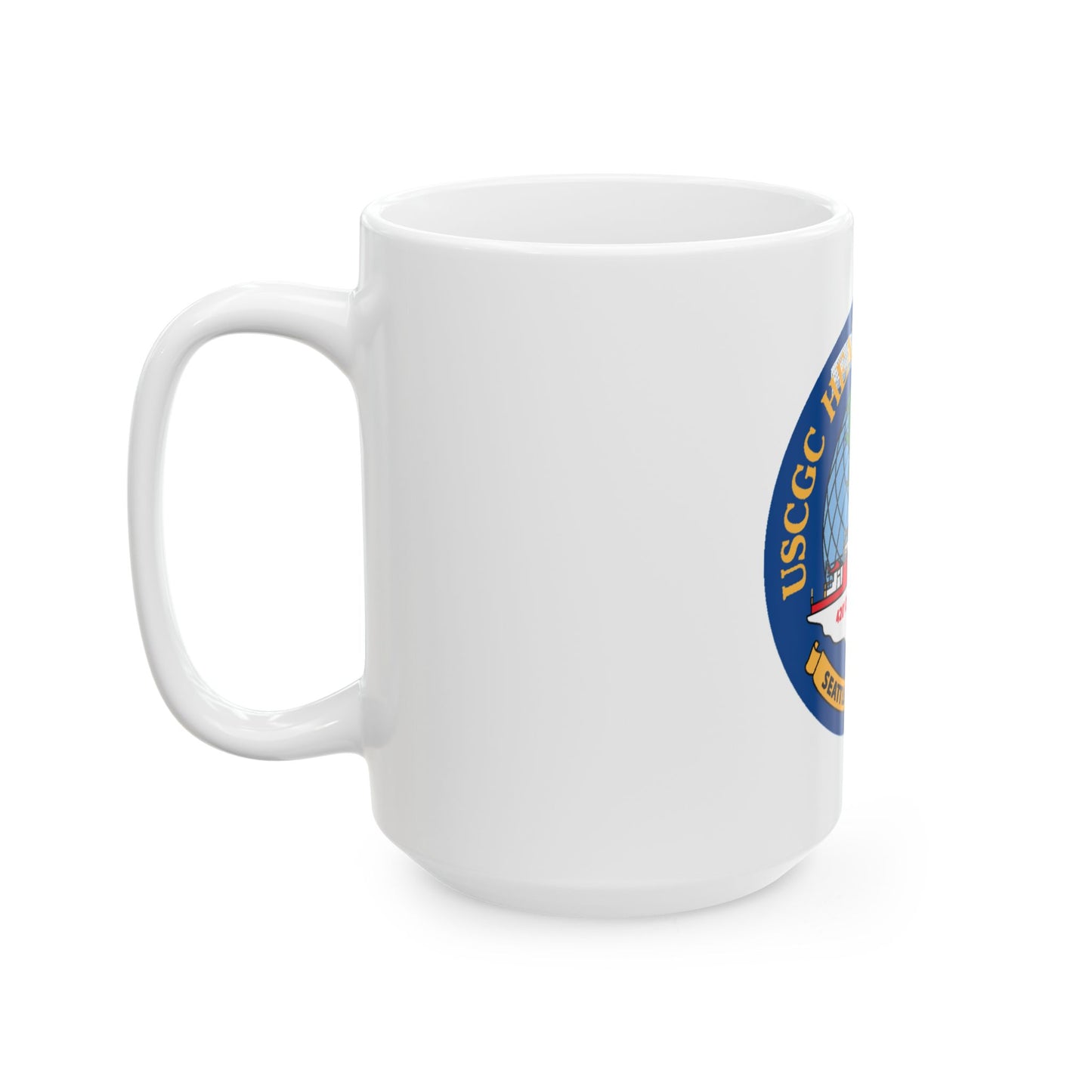 USCGC Healy WAGB 20 Seattle Wash (U.S. Coast Guard) White Coffee Mug