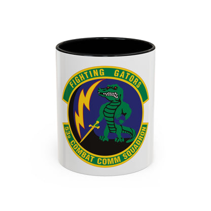 53d Combat Communications Squadron (U.S. Air Force) Accent Coffee Mug