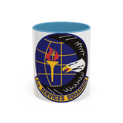 4th Services Squadron (U.S. Air Force) Accent Coffee Mug