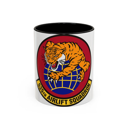 535th Airlift Squadron (U.S. Air Force) Accent Coffee Mug