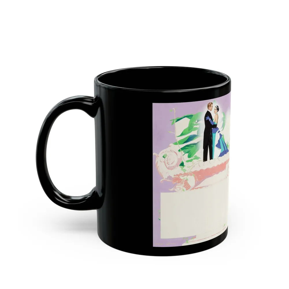 Dreaming, Magazine Illustration - Black Coffee Mug-Go Mug Yourself