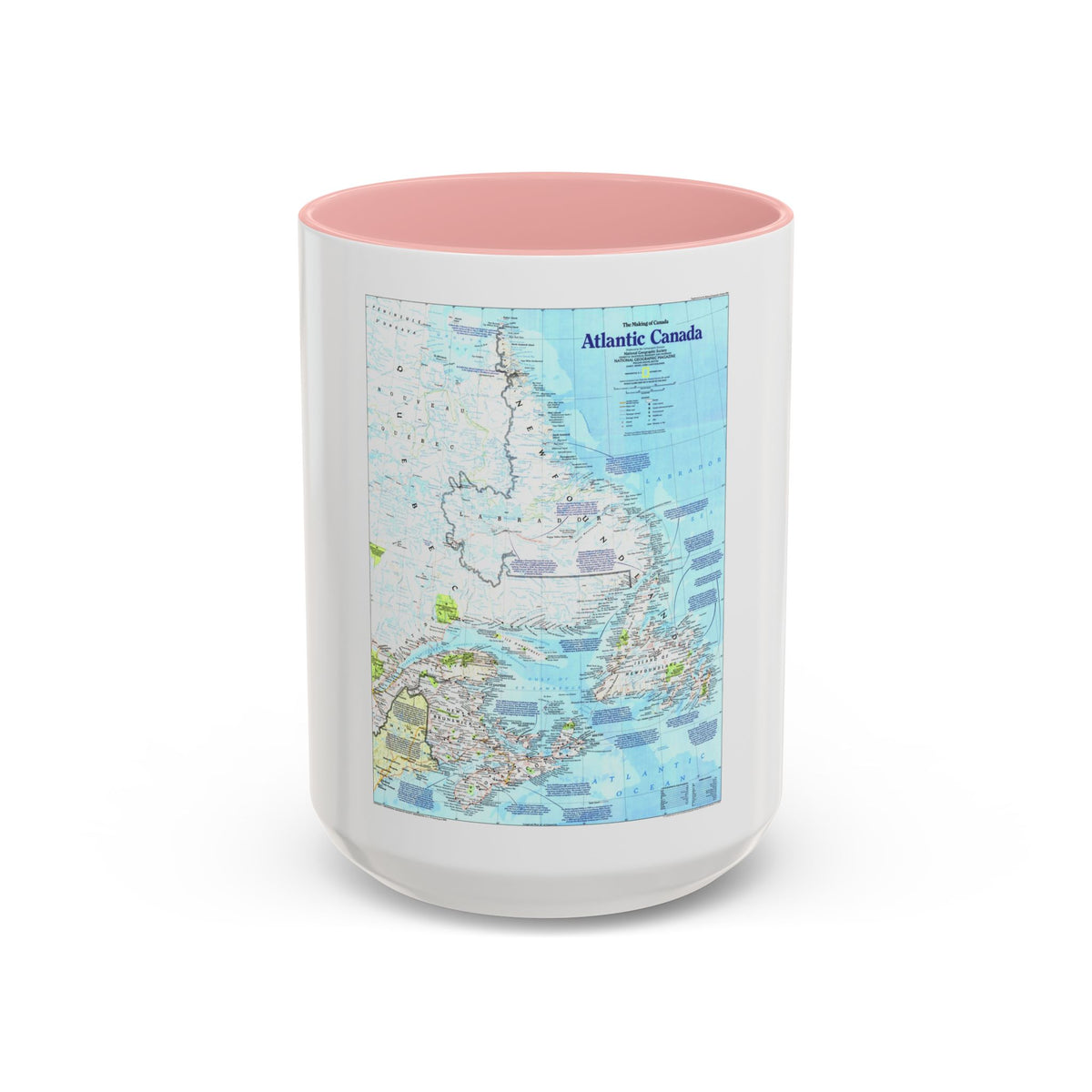Canada - Atlantic 1 (1992) (Map) Accent Coffee Mug