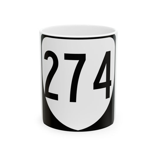 Virginia 274 1980 (Virginia) (Road Sign) White Coffee Mug