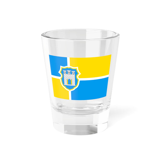 Flag of Zhytomyr Ukraine - Shot Glass 1.5oz