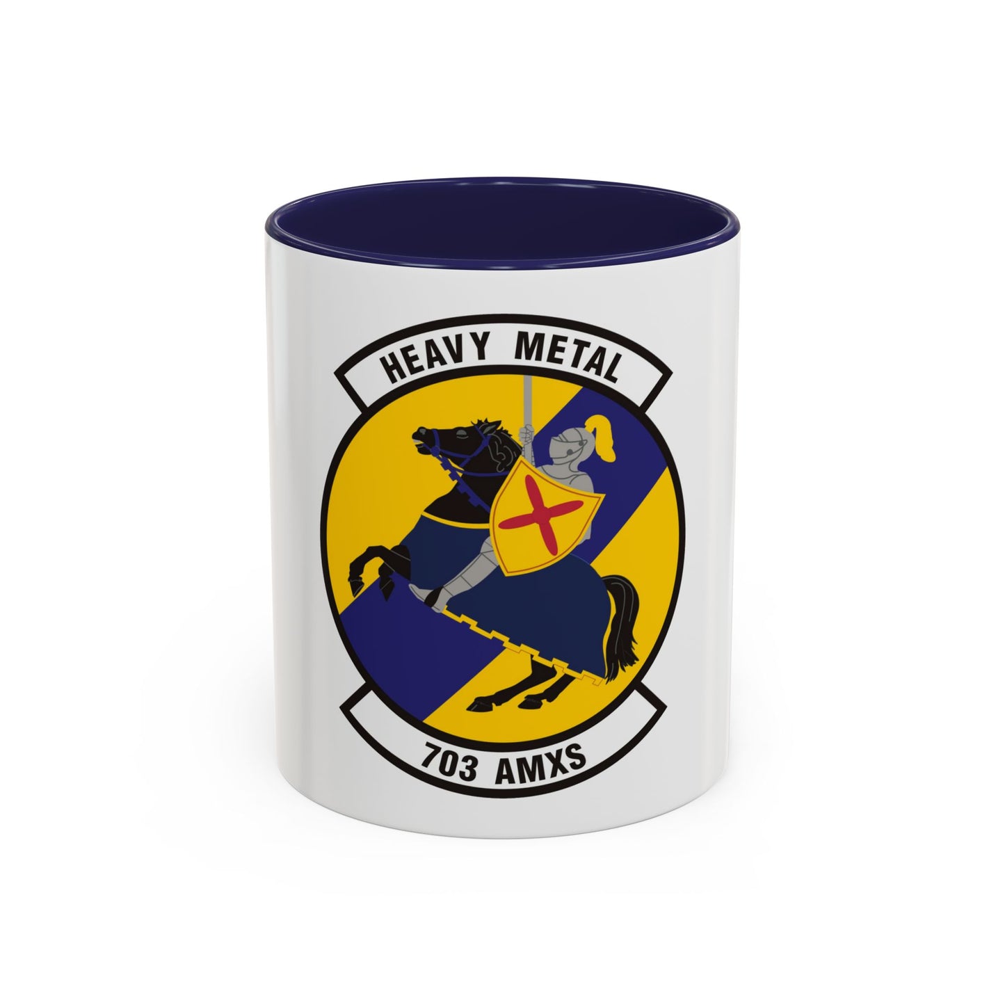 703d Aircraft Maintenance Squadron (U.S. Air Force) Accent Coffee Mug