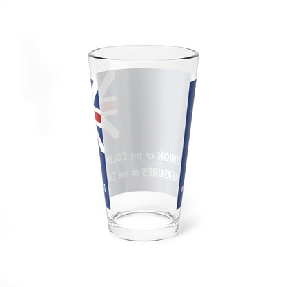 New York Union Flag 1775 reverse (United States) Pint Glass 16oz