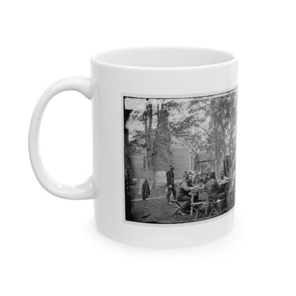 Cumberland Landing, Va. Secret Service Men At Foller's House (U.S. Civil War) White Coffee Mug