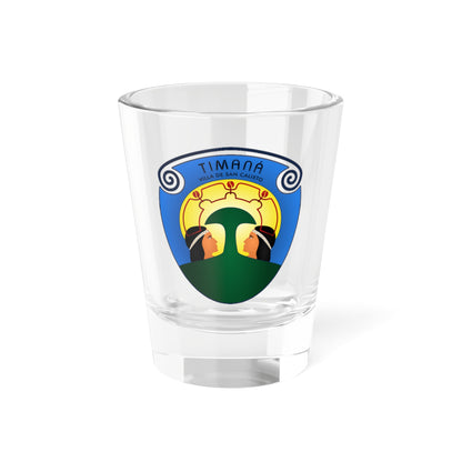 Escudo del municipio de Timana Huila (Colombia) (Coat of Arms) Shot Glass 1.5oz