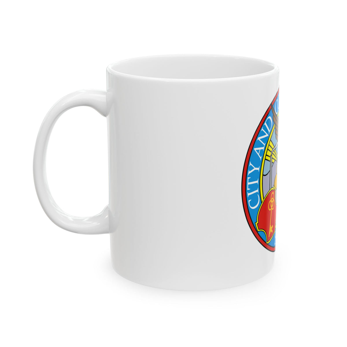 Seal of Denver - White Coffee Mug