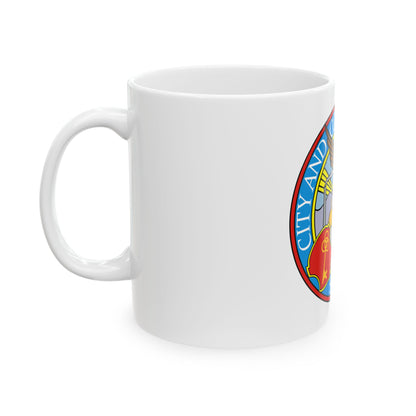 Seal of Denver - White Coffee Mug
