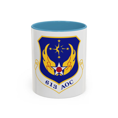 613th Air and Space Operations Center (U.S. Air Force) Accent Coffee Mug