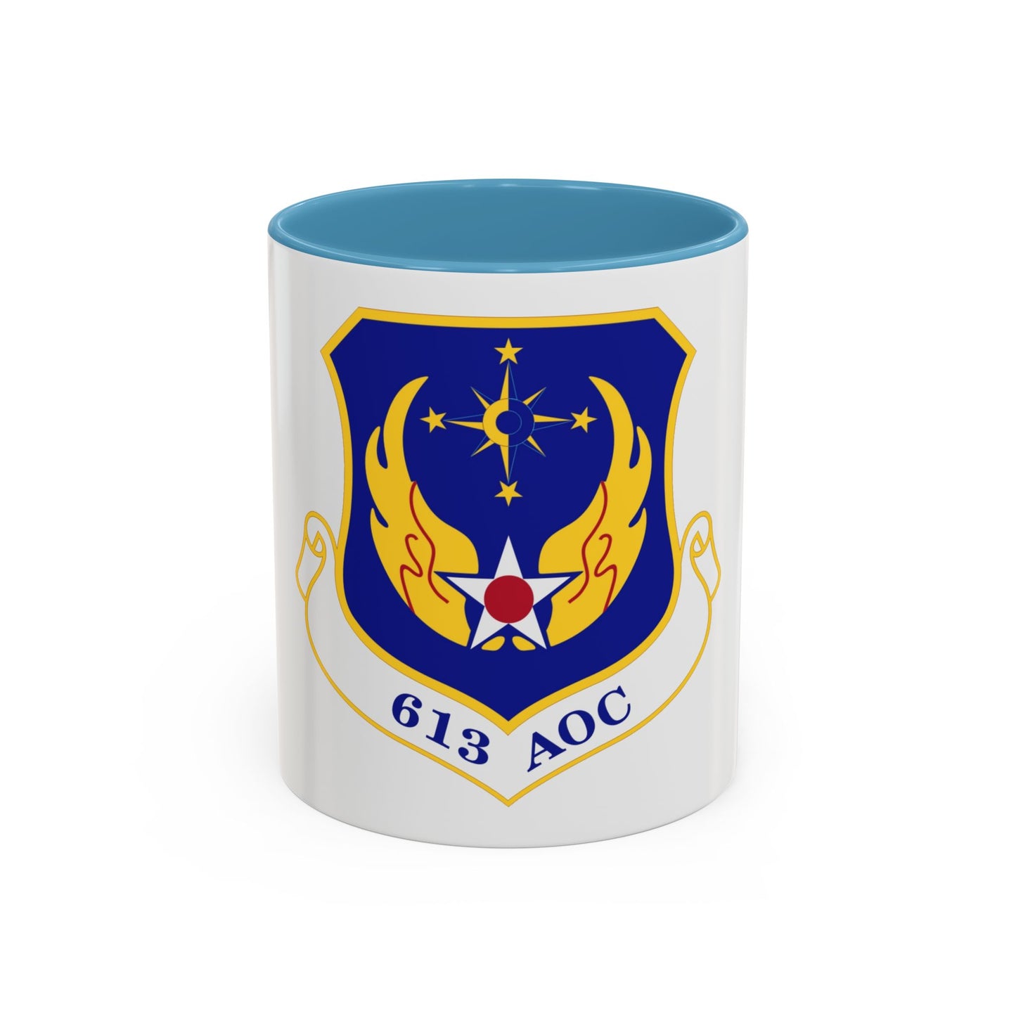613 Air Operations Center PACAF (U.S. Air Force) Accent Coffee Mug