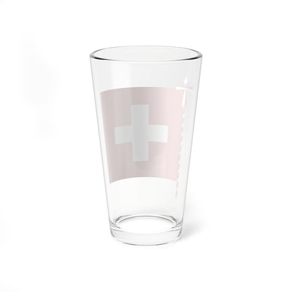 Flag of Switzerland parade (Switzerland) Pint Glass 16oz