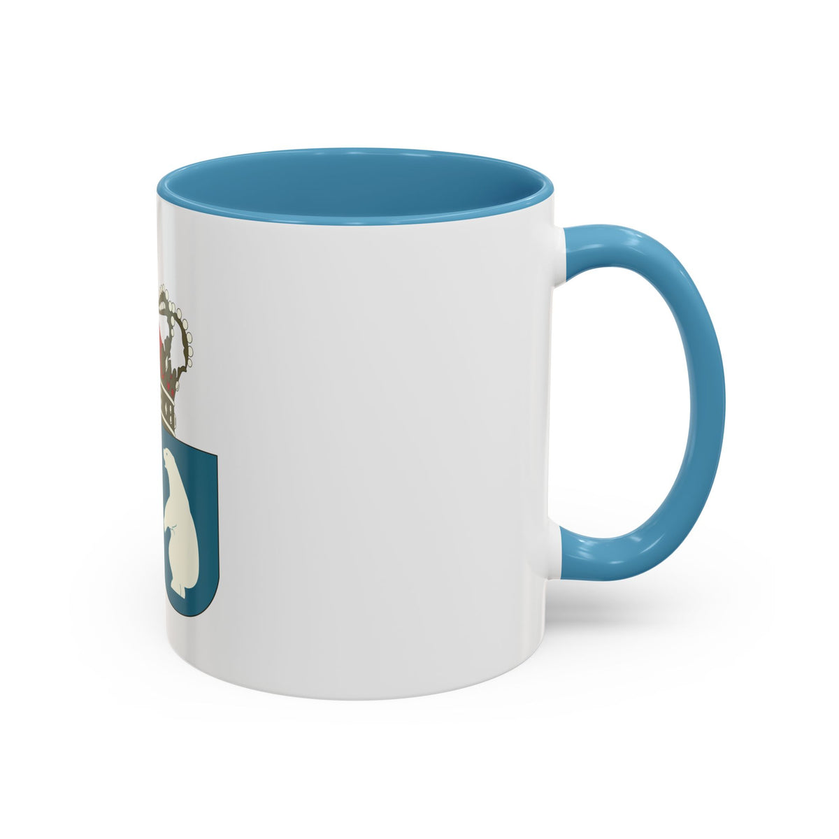 Coat of arms of the County of Greenland - Accent Coffee Mug