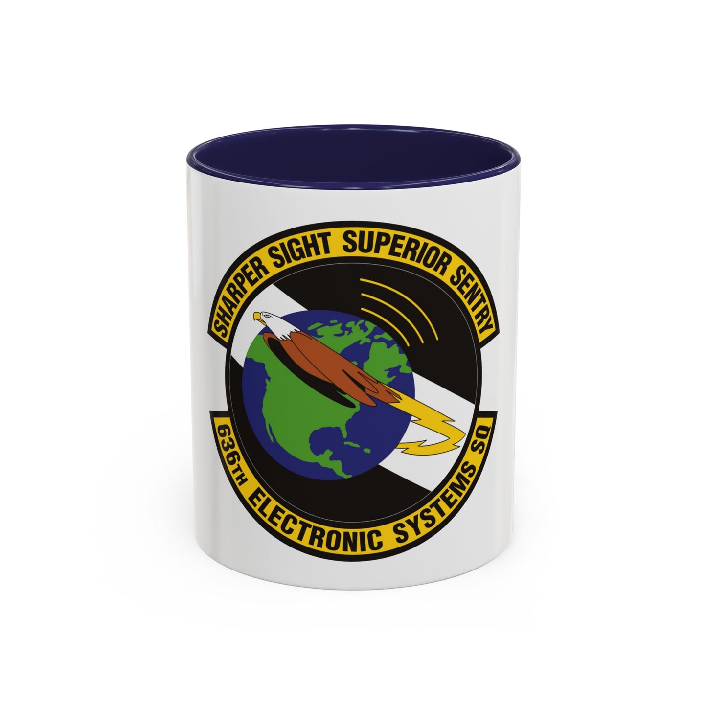636th Electronic Systems Squadron (U.S. Air Force) Accent Coffee Mug