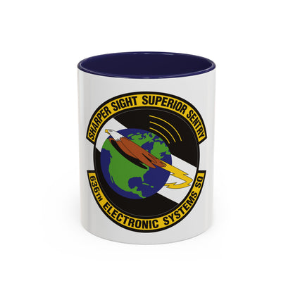 636th Electronic Systems Squadron (U.S. Air Force) Accent Coffee Mug