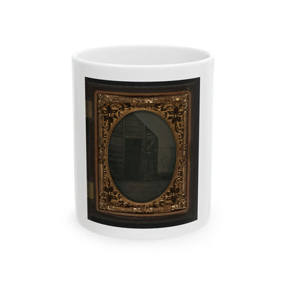 Corporal Sidney S. Goodridge Of Company K, 20th Massachusetts Infantry Regiment And Company B, Near Edwards Ferry (U.S. Civil War) White Coffee Mug