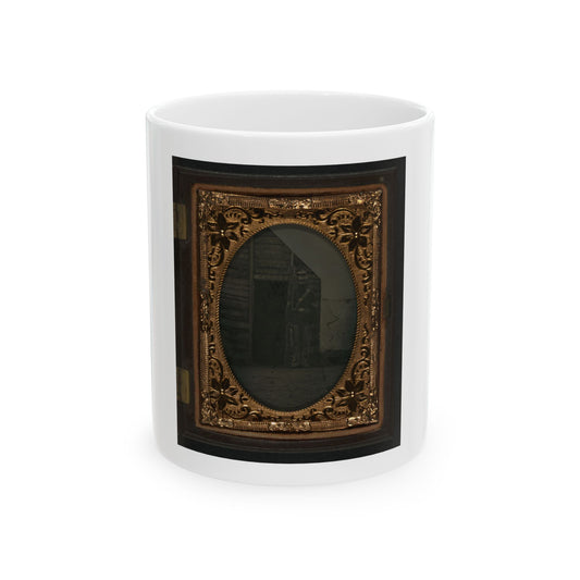Corporal Sidney S. Goodridge Of Company K, 20th Massachusetts Infantry Regiment And Company B, Near Edwards Ferry (U.S. Civil War) White Coffee Mug