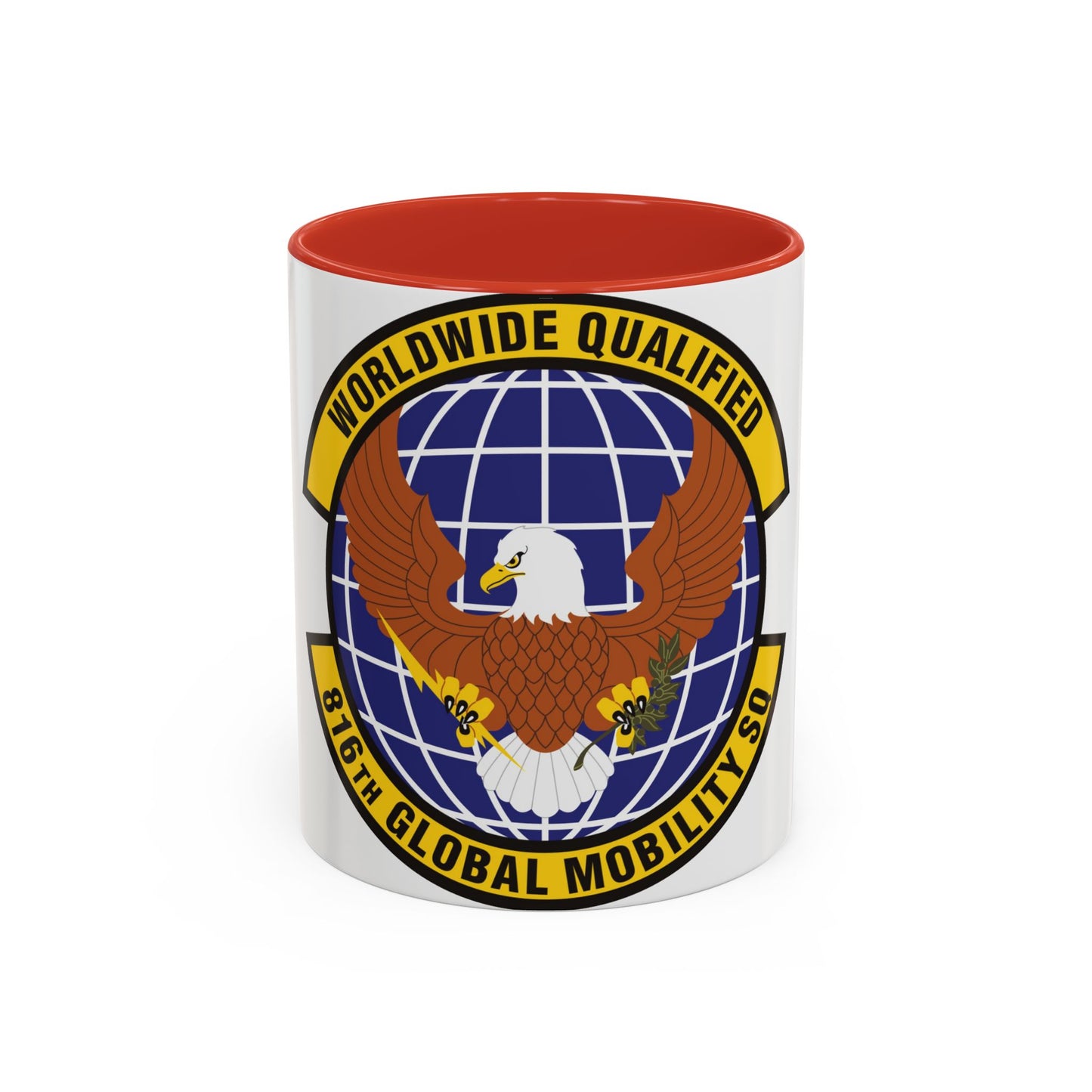 816th Global Mobility Squadron (U.S. Air Force) Accent Coffee Mug