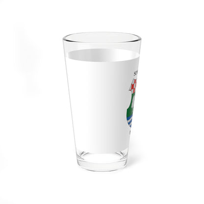 Flag of Semjenhaza (Hungary) Pint Glass 16oz