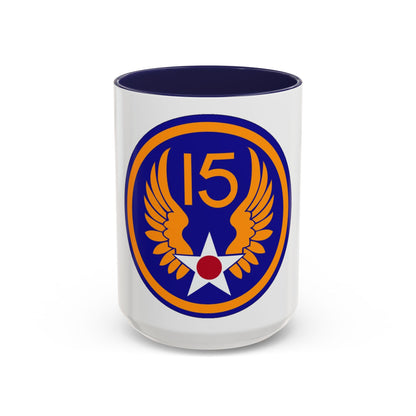 15 Air Force (U.S. Army) Accent Coffee Mug