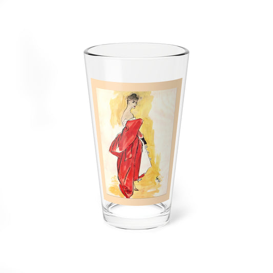 Illustration for Vogue, 1954 (1) - Pint Glass 16oz