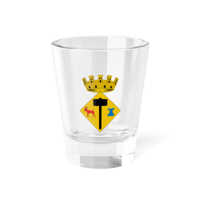 Escudo de Massanet de Cabrenys (Spain) (Coat of Arms) Shot Glass 1.5oz